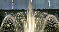 Pond5 Fountain shoots up in front of the draper mormon temple 5