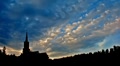 Timelapse Of Clouds Passing A Church