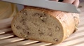 Slicing Walnut Bread