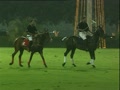 Sultan Of Brunei And Prince Charles On Horseback During Polo Match.