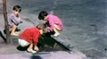 Sandbox Children At Play Dig Warsaw Poland 1970s Vintage Film Home Movie 4533
