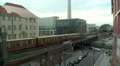 Berlin Train Entering Alexanderplatz Station