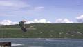 Slow Motion: Wakeboarder Jumps Over The Kicker