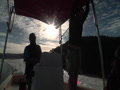 Silhouette Of Driver And Tourist On Fast Boat, People Or Person In Shot, Hd,
