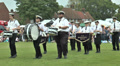 Marching Band Parade At An English Country Fair