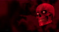 Orange Spooky Halloween Skull - 4k Resolution Ultra Hd