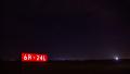 Lax Airport-Runway Marker Airplane Takeoff Night