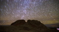 Star Trails Over White Pocket Rock In Vermilion Cliffs Arizona