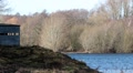 Hide Over Looking A Lake. Sevenoaks Nature Reserve, Kent Wildlife Trust