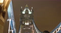 Amazing White Lights From The Tower Bridge In London.