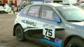 Subaru Rally Car Leaves Pits