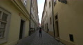 Taking Pictures And Walking On Bretislavova Street In Prague
