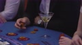 Gambling Black Jack In A Casino - James Bond Style Scene