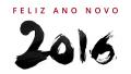 Happy New Year 2016 In Portuguese - Writing Calligraphy With A Brush