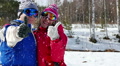 Joy And Love On Skiing