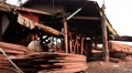 Timber Processing In Mandalay Wood Factory In Myanmar