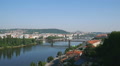 Vltava River Bridges From Vysehrad