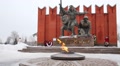 Memorial For Siberians Who Participated In World War Ii At Winter