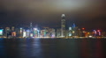Light Show In Hong Kong At Night, Zoom Timelapse