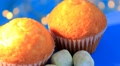 Blue Background - Rotation - Muffin - Plate - 01