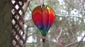 Colorful Spinning Rainbow Hot Air Balloon Windmill