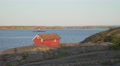 Typical Red Cottage On The Swedish West Coast (District Bohuslan).