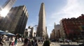 Wide Angle Flatiron Building In Manhattan New York Stock Video