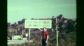 1978: Secretaria De Turismo John F. Kennedy Avenue Road Sign. Acapulco, Mexico