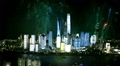 Cityscape Of Modern City With Fireworks, Shanghai, Cina