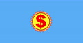 Sale Dollar Sign, Star, Sun Symbol Expanding Contracting