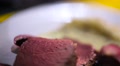 Steak On The Plate Close Up