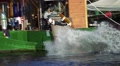Wakeboarder Jumps And Turns In The Rotation Around Its Axis. Slow Motion