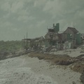 Shack On Tropical Beach During Storm