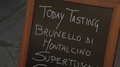 Cu Td List Of Wines On Restaurant Menu / Tuscany, Italy