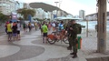 Military Of Rio De Janeiro Guarding Copacabanabeach 4k