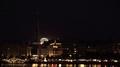 4k Amazing Firework On Dark Sky Old Town Hamburg Cityscape New Years Eve Party