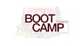 Boot Camp Animated Word Cloud, Text Design Animation. Kinetic Typography.