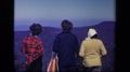 1943: The Three Friends Are Standing Top Of Mountain Skyline Drive Virginia
