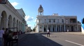 Traffic At The Central Marti Square. Cienfuegos, Cuba
