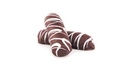 Fragrant Cookies Of Choux Pastry In Dark Chocolate Covered 360 Degree Turning On