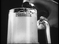 An Animated Bear And Raccoons And A Young Couple Advertise Hamm's Beer, In A