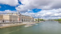 The Musee D'orsay Is A Museum In Paris Timelapse Hyperlapse, On The Left Bank Of