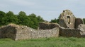 Ireland Cashel Hore Abbey Ruined Walls Pan And Zoom. Mov