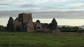 Ireland Cashel Hore Abbey Ruin Interesting Sky Pan And Zoom. Mov