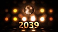 2039 New Years Eve Celebration Background Spinning Disco Ball Nightclub