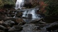 Blue Ridge Mountain Waterfall On Summer Day In The Mountains