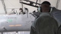 Razor Talon - Usaf Pilot Signalling To Ground Crew From Open Cockpit Of F-15