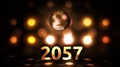2057 New Years Eve Celebration Background Spinning Disco Ball Nightclub
