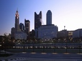 A Night To Day Scene Timelapse Of Columbus, Ohio City Center 4k