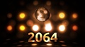 2064 New Years Eve Celebration Background Spinning Disco Ball Nightclub